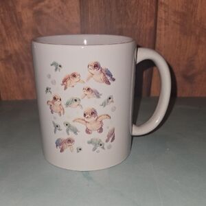 Turtle Design Nwot White Mug